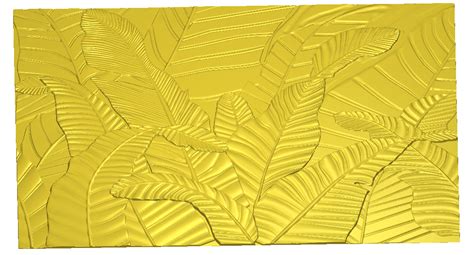 3D Wall Panel Design For CNC Router Carving ArtCAM RLF file .